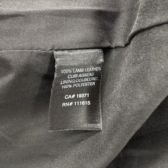 Robert Rodriguez Knife Pleated Pencil Skirt Leather Size 2 Mini Black Moto Retro - Picture 8 of 10